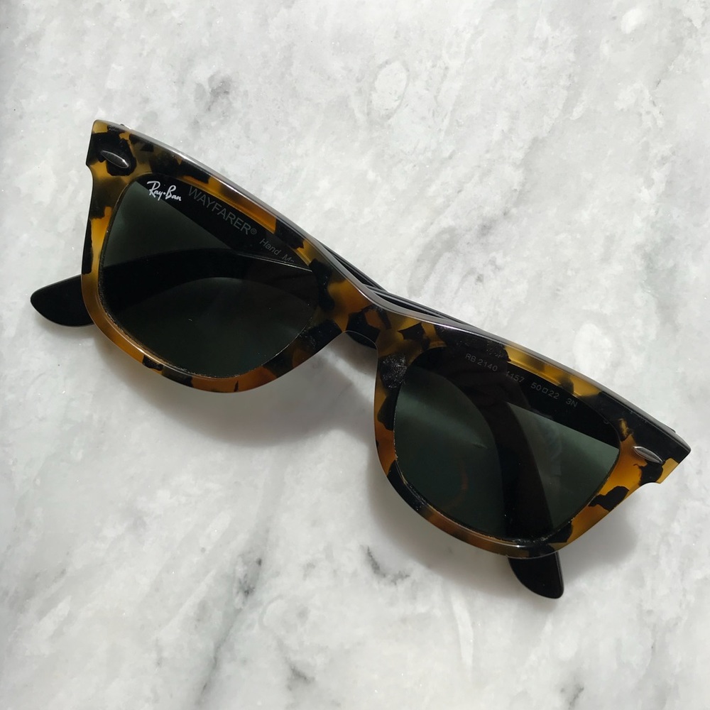 Cute Wayfarer Green Sunglasses (RB2140-1157)